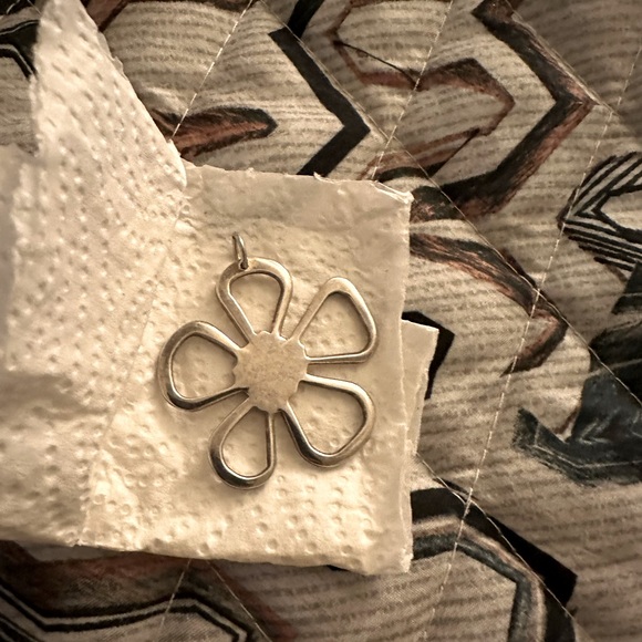 Rare Large Tiffany & Co 925 Perretti Flower Necklace charm - Picture 4 of 9